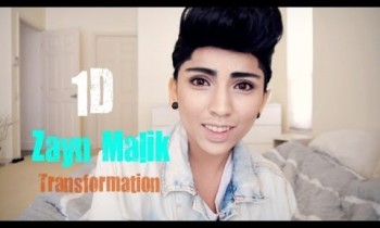 1D Zayn Malik Makeup Transformation