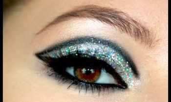 60’s Inspired Glitter Makeup Tutorial