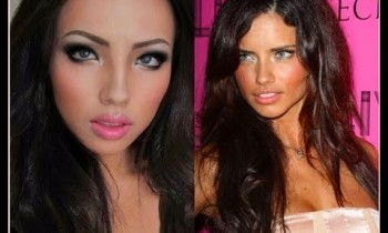 Adriana Lima Make-up Transformation !!!