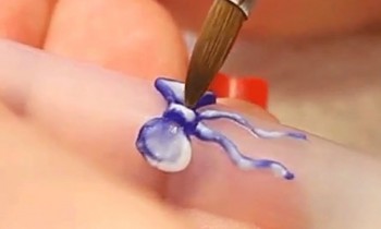 Bows 3D Acrylic Nail Art Tutorial Video by Naio Nails