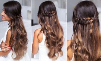 Cute & Easy Loop Waterfall Braid