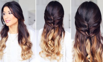 Cute Half-Up, Half-Down Hairstyle