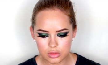 Dark Smoky Green Arab Inspired Makeup Tutorial | Awesome August!