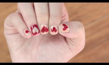 DIY Nail Hearts Using Band-Aids
