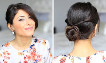 Double Twisted Bun Hair Tutorial
