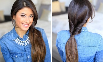 Double Twisted Ponytail