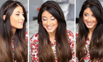 Fishtail Headband Hairstyle