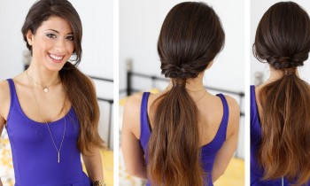Fishtail Ponytail Hair Style