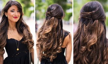 Half Up French Twist