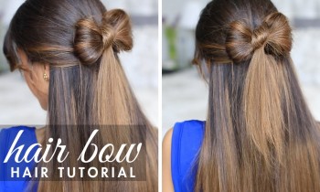 Half-up Hair Bow Cute Hair Tutorial