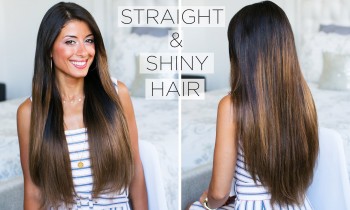 How To Get Shiny Straight Hair: My Straight Hair Routine