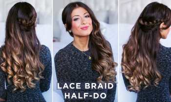 Lace Braid Half-Do Hairstyle