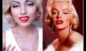 Marilyn Monroe  Make-up Transformation !!!