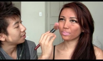 My husband does My Make-up (Me as Snooki)