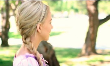 Rapunzel Hair and Makeup Look