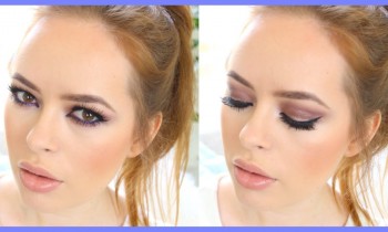 Smoky Purple Arab Inspired Makeup Tutorial | Tanya Burr