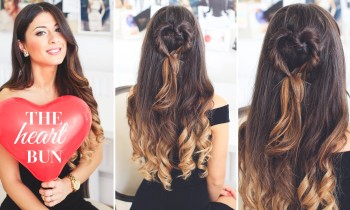 The Heart Bun Valentine’s Day Hairstyle