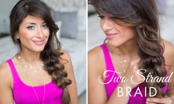 Two Strand Braid Hairstyle