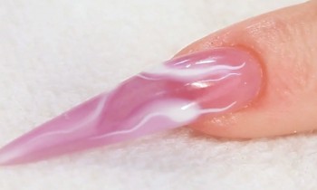 UV Gel Nail Nail Art Ripple Design Tutorial Video by Naio Nails