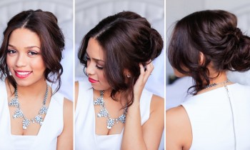 Twisted Updo Hairstyle