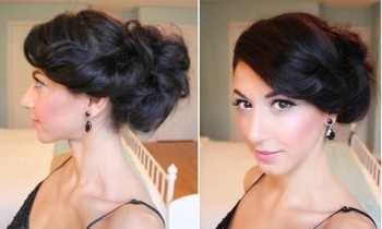 Celebrity Inspired Side Up-Do