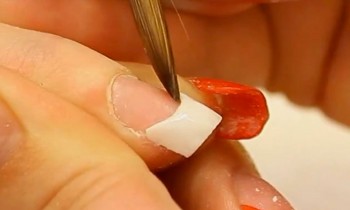 Correct Acrylic Application (Zone 1) Free Edge and Smile Line Tutorial Video by Naio Nails