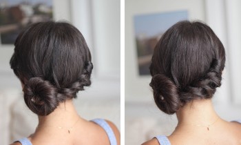 Easy Twisted Side Bun