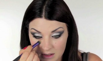 Halloween Makeup Tutorial Inspired by Morticia Addams