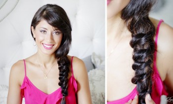 Knotted Messy Side Braid