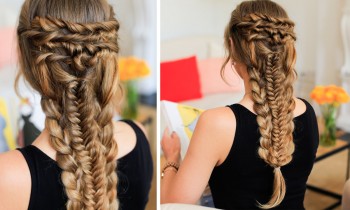 Layered Braid Hair Tutorial