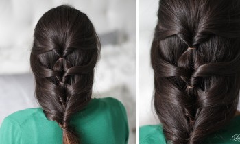 Layered Twist Around Hairstyle