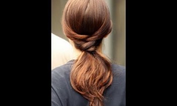 Super Easy Braided Ponytail