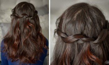 Twisted Waterfall Hairstyle