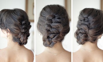Dutch Braid Up-Do Hair Tutorial