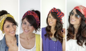 Four Ways to Wear Head Scarves