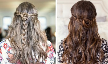 Rodarte Inspired Rosette Braids
