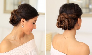 2 Minute Elegant Bun Hair Tutorial | Luxy Hair