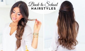 Back To School Hairstyles ft. Fluffy Braid | Luxy Hair