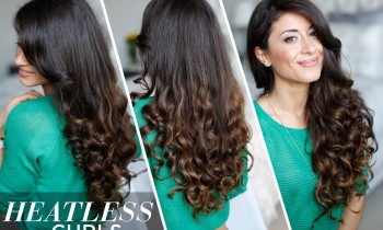 Heatless Curls Hair Tutorial