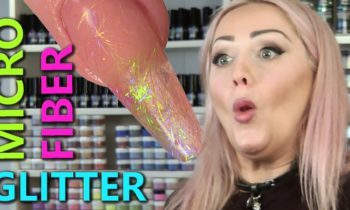 How to Use Micro Fiber Glitter on a Clear Nail