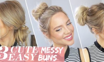 3 Cute & Easy Messy Buns | Luxy Hair