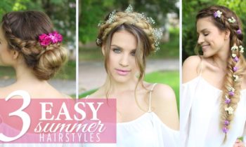3 Easy HEATLESS Summer Hairstyles | Luxy Hair
