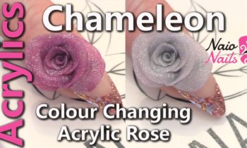 Chameleon Acrylic- Colour Changing Acrylic Rose
