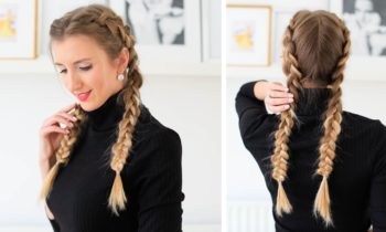 How to: Double Dutch Braid Hair Tutorial | Luxy Hair