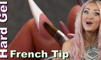 How to Sculpt a Hard Gel French Tip Nail Extension