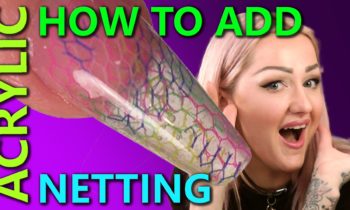 How to Use Nail Art Netting on a Clear Nail