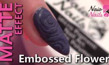 Embossed Textured Flower Design