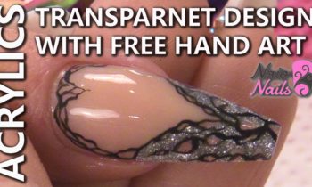 How to Create a Transparent Design with Free-Hand Nail Art