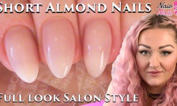 Salon Style Short Almond Acrylic Full Look – Naio Nails Tutorial