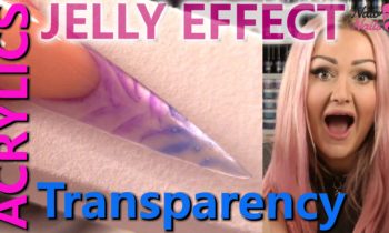 Transparent Acrylic Design – Jelly Effect Nail